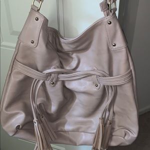 Old Navy Tan Fringe Purse